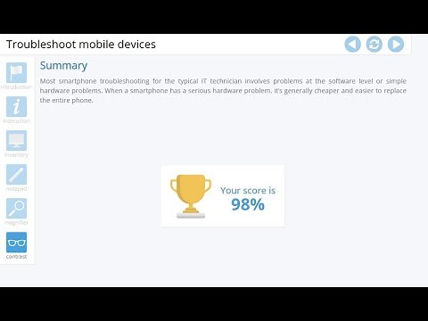 Advanced Hardware Lab 9-2: Troubleshoot Mobile Devices