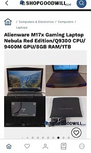 $301.00 US so far for Alienware M17x Gaming Laptop why donate? #alienware #gaminglaptop #pcgaming