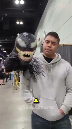 Fantasia de VENOM tão REAL que enganou todo mundo 🕷️😱🔥