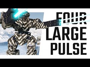 Four Large Pulse Lasers, No Ghost Heat - Rifleman IIC Build - Mechwarrior Online The Daily Dose 1509