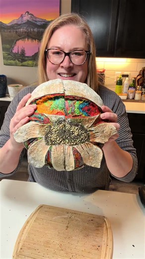 Creating a Beautiful Half Flower Sourdough Bread