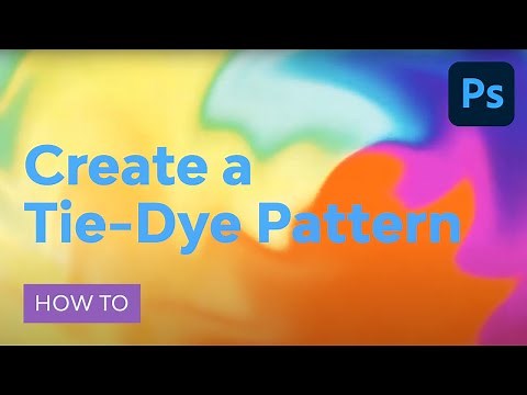 How to Create a Tie-Dye Pattern in Adobe Photoshop | Photoshop Tutorial