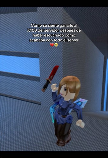 Cómo es ganar a un jugador x100 en Roblox
