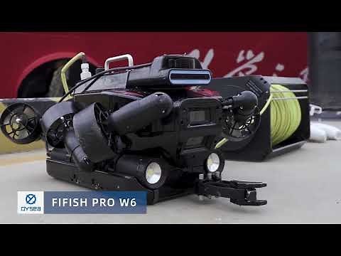 FIFISH PRO W6 - Best Choice of Underwater Ship Hull Maintenance & Inspection Robot | QYSEA AI ROV