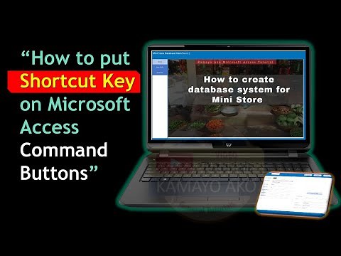 Ms Access | How to put Shortcut Key on Microsoft Access Command Buttons