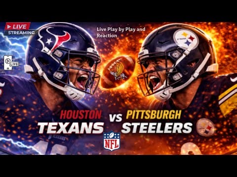 Houston Texans vs Pittsburgh Steelers: NFL Vertical Playoffs Live Play by Play and Watch Party