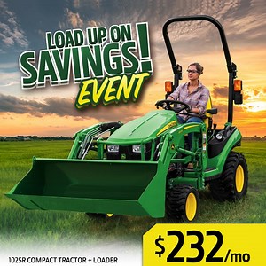 154K views · 22 reactions | Load Up on Savings from your Home Team! Get great deals on John Deere 1 Series tractor packages. | Ag-Pro | Facebook