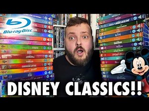 My Entire Disney Classics Blu-ray Collection - 4K & 3D INCLUDED!!!