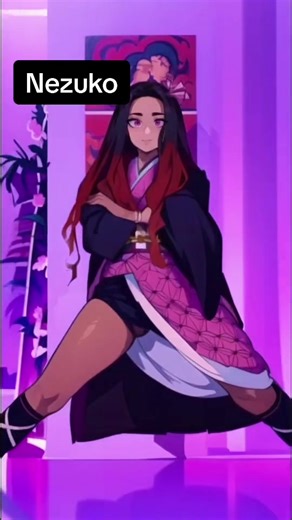 Nezuko Night Breathing Animation Dance
