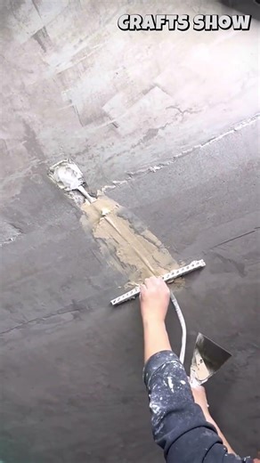 🛠️ 🧱 Patching Concrete Ceiling and Securing Electrical Conduit