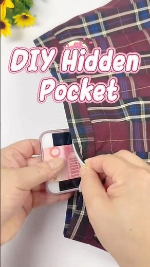 DIY Hidden Pocket Using a Sock – Quick & Clever Fix #diy #tutorial #tips
