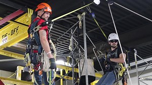 A sneak peek of Rigging lessons in the Tower Tech Program...shoutout to our awesome instructors 💪 #towertech #towerclimber #towerclimbing #teleocom #telecomindustry #towerjobs #towertechtraining #rigging #riggingsignals #safetyfirst #careerschool #careercollege #pcitraining | Pinnacle Career Institute