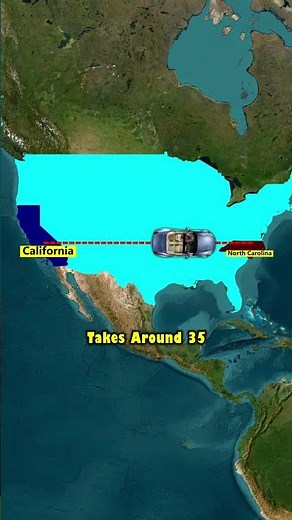 How Long From California to North Carolina?