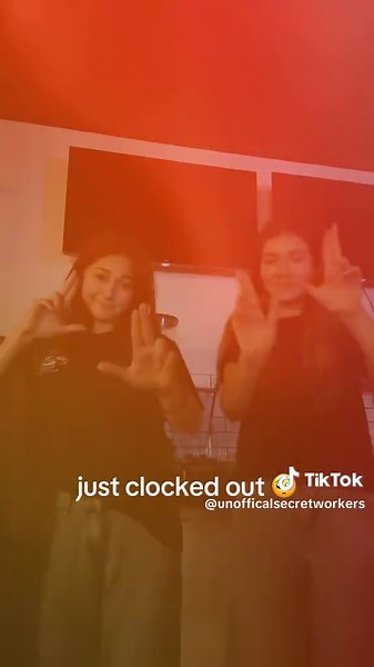 Joyful Moments After Work: Clocking Out Celebration