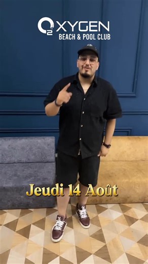 Oxygen Beach Club on Instagram: "@chebsimou.off en live à Oxygène ! Jeudi 14 août – à partir de l’après-midi 📍Oxygen Pool – Oran Une ambiance de folie uniquement à l’oxygen 🔥 Prépare-toi pour une pool party explosive, 100% dz, entre soleil, musique et vibes festives 💃☀️💦"