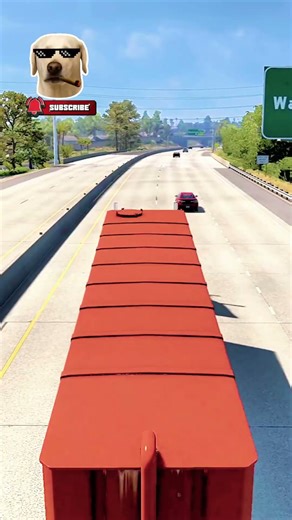 Non-Stop Cargo Run Across California 🚚💨 #Shorts #ATS