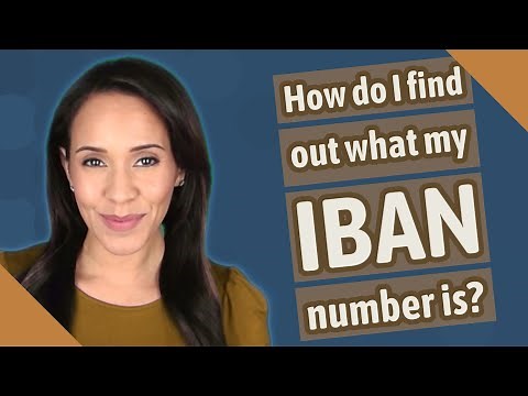 How do I find out what my IBAN number is?