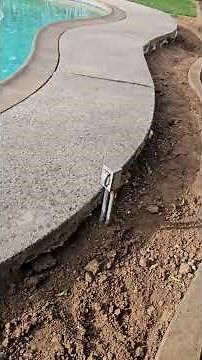 Pool Deck Sinking/leveling project Part 1