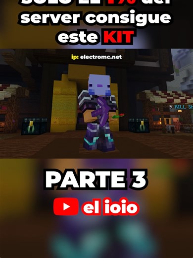 Consiguiendo el mejor kit del server en Minecraft