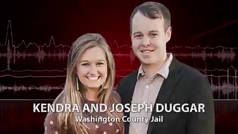Kendra Duggar tells Joseph his family is "disappointed" during a jail call.Credit: Washington County Jail