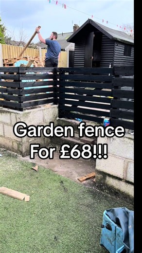 DIY Garden Fence from Pallets for Only £68
