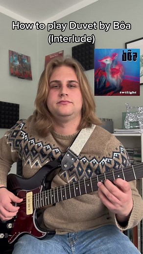 Learn to Play Duvet by Bôa on Guitar - Part 1