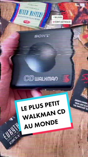 Le plus petit baladeur CD au monde : D82 de Sony
