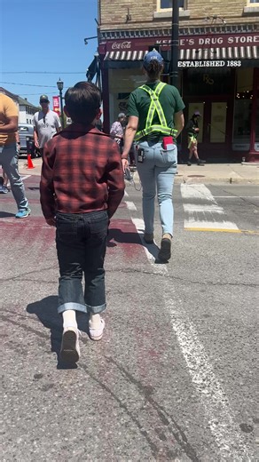 Rich walking down Derry Main Street #richsantos #losers #itwelcometoderry