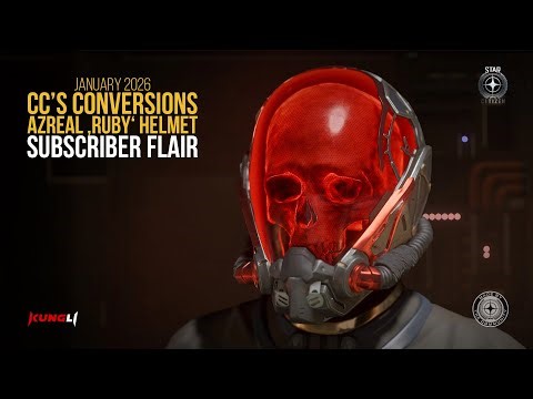 CC’s Conversions Azrael ‘Ruby’ Helmet Subscriber Flair Showcase | Star Citizen