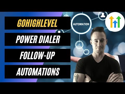 🔥#GoHighLevel Power Dialer ✅ Awesome GoHighLevel Power Dialer Follow Up Automations