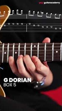 G Dorian Box 5 #guitarlessons