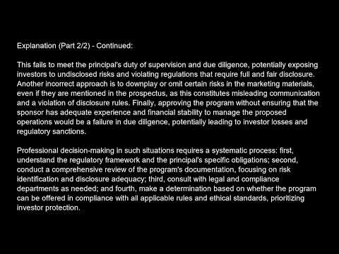 Series 39 Exam Direct Participation Programs Principal Examination Free Practice Test And Answers U