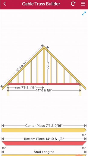 Simplify Your Gable Truss Build with RedX Roof App