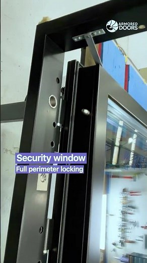 Security Window | Steel Frame, Full Perimeter Locking & High-Impact Laminated Glass