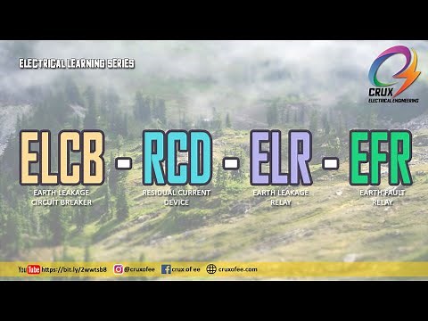 Earth Leakage Circuit Breaker, Residual Current Device, Earth Leakage Relay & Earth Fault Relay