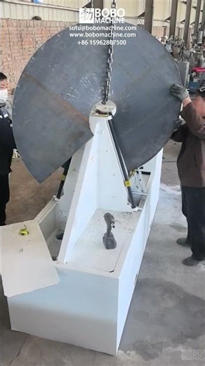 Hydraulic 40mm Thick 1300mm Diameter Sectional Screw Flight Single Spiral Auger Bending Machine