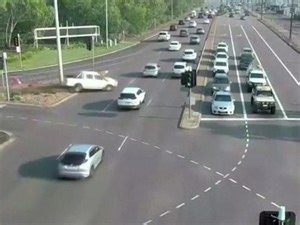 Hands Down The Most Ridiculous Car Crash Near Miss We've Seen This Year [Video]