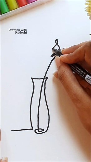 One line art✨#drawingwithrodoshi #satisfying #art #drawing #trending #painting #shorts