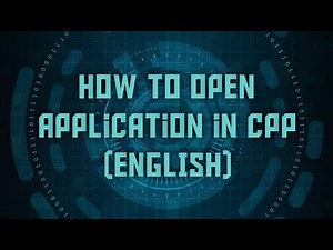 How to open any application in c++ | how to open any software using c++