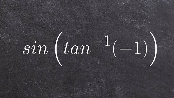 Math tutorial for evaluating the composition of the sine and tangent function