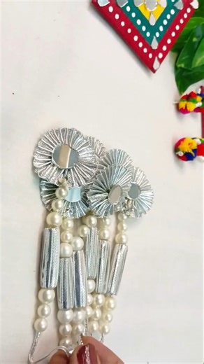 Beautiful TORAN making for festival decoration #diwali #shorts #diy #toran