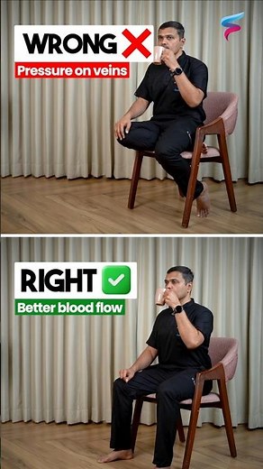 Why You Should STOP Crossing Your Legs While Sitting