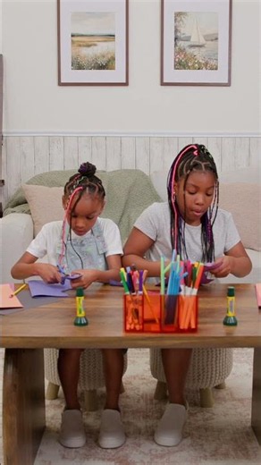 DIY Paper Race Cars 🚗💨 Race Your Friends! Fun Kids Craft #Shorts