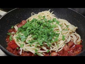 Spicy Chorizo pasta recipe | CHORIZO Garlic and Fresh tomato sauce | Easy Chorizo Spaghetti Recipe