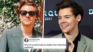 Harry Styles recycled his iconic Dunkirk premier suit for a wedding and fans are losing it