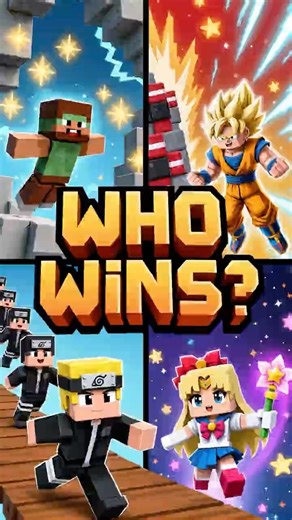 Who Wins The Ultimate Lava Jump? 😱🏆 #shorts #minecraft #anime #goku #naruto