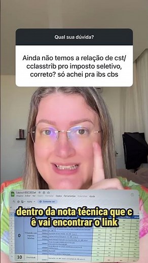 Tabelas CST e cClassTrib Novas tabelas de IBS e CBS já foram publicadas