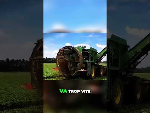 Incroyable moissonneuse de concombres la machine qui récolte vite!