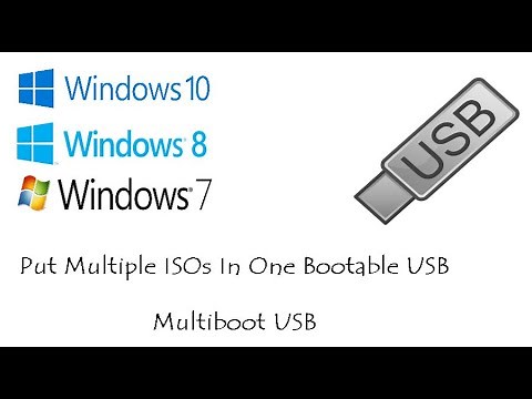 How to Put Multiple ISO Files in One Bootable USB Disk
