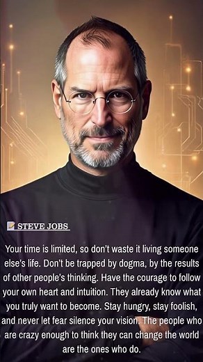 Steve Jobs’ Wisdom on Innovation & Vision | Inspirational Quote | Timeless Voices